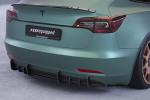 CSR Racing Diffusor | Heckansatz für Tesla Model 3 HA412-L Lackierung erforderlich (schwarz matt)