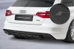 CSR Diffusor | Heckansatz mit ABE für Audi A4 B8 (Typ 8K) HA418-S Strukturiert schwarz matt (keine Lackierung erforderlich)