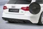 CSR Diffusor | Heckansatz mit ABE für Audi A4 B8 (Typ 8K) HA418-M Carbon Look matt strukturiert (keine Lackierung erforderlich)