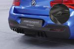 CSR Diffusor | Heckansatz mit ABE für BMW 1er F20 / F21 M-Paket HA432-C Carbon Look Hochglanz (keine Lackierung erforderlich)
