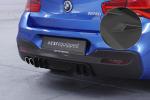CSR Diffusor | Heckansatz mit ABE für BMW 1er F20 / F21 M-Paket HA432-L schwarz matt (Lackierung erforderlich)