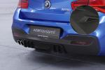 CSR Diffusor | Heckansatz mit ABE für BMW 1er F20 / F21 M-Paket HA432-M Carbon Look matt strukturiert (keine Lackierung erforderlich)
