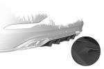 CSR Diffusor | Heckansatz mit ABE für VW Polo 6 2G (Typ AW) R-Line HA440-L schwarz matt (Lackierung erforderlich)