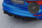CSR Diffusor | Heckansatz mit ABE für Audi A3 8V S-Line Limo / Cabrio HA448-S schwarz matt strukturiert (keine Lackierung erforderlich)