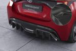 CSR Diffusor | Heckansatz mit ABE für Toyota Yaris 4 (XP21) HA459-C Carbon Look Hochglanz (keine Lackierung erforderlich)