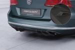 CSR Diffusor | Heckansatz mit ABE für VW Passat B7 (Typ 3C) Variant HA460-M Carbon Look matt strukturiert (keine Lackierung erforderlich)