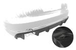 CSR Diffusor | Heckansatz mit ABE für Audi A4 B9 (Typ 8W) HA469-C Carbon Look Hochglanz (keine Lackierung erforderlich)