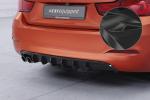 CSR Diffusor | Heckansatz mit ABE für BMW 4er (F36) Grand Coupe HA479-C Carbon Look glänzend (keine Lackierung erforderlich)