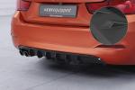 CSR Diffusor | Heckansatz mit ABE für BMW 4er (F36) Grand Coupe HA479-L Lackierung erforderlich (schwarz matt)