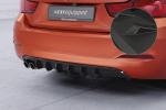 CSR Diffusor | Heckansatz mit ABE für BMW 4er (F36) Grand Coupe HA479-M Carbon Look matt strukturiert (keine Lackierung erforderlich)