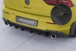 CSR Diffusor | Heckansatz mit ABE für VW Golf 8  GTI HA484-M Carbon Look matt strukturiert (keine Lackierung erforderlich)