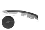 CSR Heckspoiler | Heckflügel mit ABE für Mercedes-Benz GLC (C253) Coupe HF009-S Strukturiert schwarz matt (keine Lackierung erforderlich)