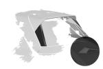 CSR Heckspoiler | Heckflügel mit ABE für VW Golf 8 (Typ CD) HF252-S Strukturiert schwarz matt (keine Lackierung erforderlich)