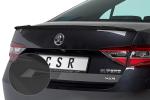 CSR Heckspoiler | Heckflügel mit ABE für Skoda Superb III (Typ 3V) HF634-S schwarz matt strukturiert (keine Lackierung erforderlich)