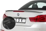 CSR Heckspoiler | Heckflügel mit ABE für BMW 4er F33 / M4 F83 Cabrio HF673-C Carbon Look glänzend (keine Lackierung erforderlich)