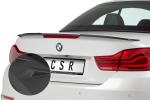 CSR Heckspoiler | Heckflügel mit ABE für BMW 4er F33 / M4 F83 Cabrio HF673-L Lackierung erforderlich (schwarz matt)