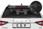 CSR Heckspoiler | Heckflügel mit ABE für Skoda Superb III (Typ 3V) Combi HF749-G Glossy schwarz Hochglanz (keine Lackierung erforderlich)
