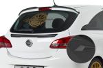 CSR Heckspoiler | Heckflügel mit ABE für Opel Corsa E HF831-S schwarz matt strukturiert (keine Lackierung erforderlich)