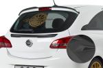 CSR Heckspoiler | Heckflügel mit ABE für Opel Corsa E HF832-L schwarz matt (Lackierung erforderlich)