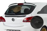 CSR Heckspoiler | Heckflügel mit ABE für Opel Corsa E HF832-M Carbon Look matt strukturiert (keine Lackierung erforderlich)