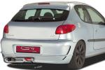 CSR Heckscheibenblende für Peugeot 206 Schrägheck 3-/5 türig 1998-2010 CSR-HSB023 schwarz matt Lackierung erforderlich