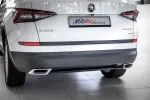 Milotec - Auspuff-Dummies XL Alu-Brush-Design für Skoda Kodiaq NS inkl. Facelift ohne Scout oder Sportline