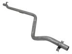 Novus Vor-/Mittelschalldämpfer Ersatzrohr Gruppe N für VW Golf 1, Jetta 1, Scirocco 1/2 – 1.6 / 1.8 GTI – Aluminierter Stahl