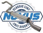 Novus Classic-Line Serien Vorschalldämpfer aus Edelstahl für VW Golf 1 Cabriolet (155) 1.8 72 kW (2H) – mit E-Prüfzeichen