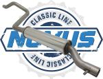 Novus Classic-Line Serien Vorschalldämpfer aus Edelstahl für VW Golf 1 Cabriolet & Scirocco (ab 01/1984) – mit E-Prüfzeichen