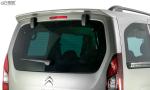 RDX Heckspoiler für Citroen Berlingo, Peugeot Partner & Rifter, Opel Combo, Toyota ProAce City mit Heckklappe Dachspoiler Spoiler