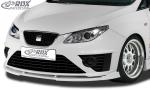 RDX Frontspoilerlippe VARIO-X für SEAT Ibiza 6J mit für SEAT Aerodynamik-Kit -03/2012 Frontlippe Front Ansatz Vorne Spoilerlippe