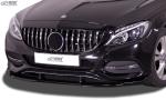 RDX Frontspoilerlippe VARIO-X für MERCEDES C-Klasse W205, S205, C205 (-2018) "V2" Frontlippe Front Ansatz Vorne Spoilerlippe