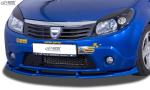 RDX Frontspoilerlippe VARIO-X für DACIA Sandero 1 (SD/SDR) Frontlippe Front Ansatz Vorne Spoilerlippe