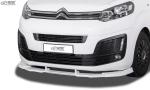 RDX Frontspoilerlippe VARIO-X für CITROEN Jumpy / Spacetourer (V) & FIAT Ulysse / Scudo (V) & OPEL Zafira Life / Vivaro (V) & PEUGEOT Expert / Traveller (V) & TOYOTA ProAce / ProAce Verso (V) Frontlippe Front Ansatz Vorne Spoilerlippe