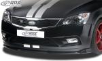 RDX Frontspoilerlippe VARIO-X für KIA Ceed Typ ED 2009-2012 (auch SW) Frontlippe Front Ansatz Vorne Spoilerlippe