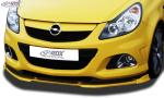 RDX Frontspoilerlippe VARIO-X für OPEL Corsa D OPC -2010 Nürburgring Edition (Passend an OPC-NRE bzw. Fahrzeuge mit OPC Frontstoßstange und NRE Ansatz) Frontlippe Front Ansatz Vorne Spoilerlippe