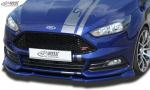 RDX Frontspoilerlippe VARIO-X für FORD Focus 3 ST Facelift (2015+) Frontlippe Front Ansatz Vorne Spoilerlippe