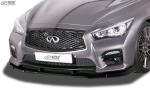 RDX Frontspoilerlippe VARIO-X für INFINITI Q50 Frontlippe Front Ansatz Vorne Spoilerlippe
