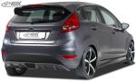 RDX Heckansatz für FORD Fiesta MK7 JA8 JR8 (2008-2012 & Facelift 2012+) Heckeinsatz Heckblende Diffusor
