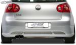 RDX Heckansatz für VW Golf 5 "V2" mit Endrohrausfräsung links Heckschürze Heck