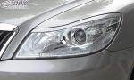 RDX Scheinwerferblenden für SKODA Octavia 2 / 1Z Facelift 2008+ Böser Blick