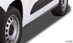 RDX Seitenschweller für CITROEN Berlingo, PEUGEOT Partner & Rifter, OPEL Combo, TOYOTA ProAce City (Typ E, 2018+) "Slim"