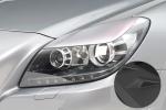 CSR Scheinwerferblenden für Mercedes-Benz SLK / SLC R172 SB284-L schwarz matt (Lackierung erforderlich)