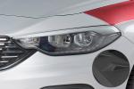 CSR Scheinwerferblenden für Fiat Tipo (Typ 356) SB293-L schwarz matt (Lackierung erforderlich)