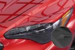 CSR Scheinwerferblenden für Kia Stinger SB296-L Lackierung erforderlich (schwarz matt)