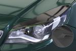 CSR Scheinwerferblenden für Opel Insignia A Xenon SB312-L schwarz matt (Lackierung erforderlich)