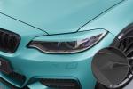 CSR Scheinwerferblenden für BMW 2er F22/F23/F87 SB314-L schwarz matt (Lackierung erforderlich)