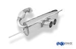 Fox Endschalldämpfer für Smart Fortwo Coupe 451 mit Brabus Stoßstange – Ausgang mittig – 2x80 mm (Typ 14)