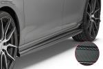CSR Seitenschweller mit ABE für VW Golf 7 GTI TCR SS457-C Carbon Look glänzend (keine Lackierung erforderlich)