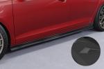 CSR Seitenschweller mit ABE für VW Golf 6 SS460-S schwarz matt strukturiert (keine Lackierung erforderlich)